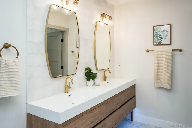 a bathroom with a sink
