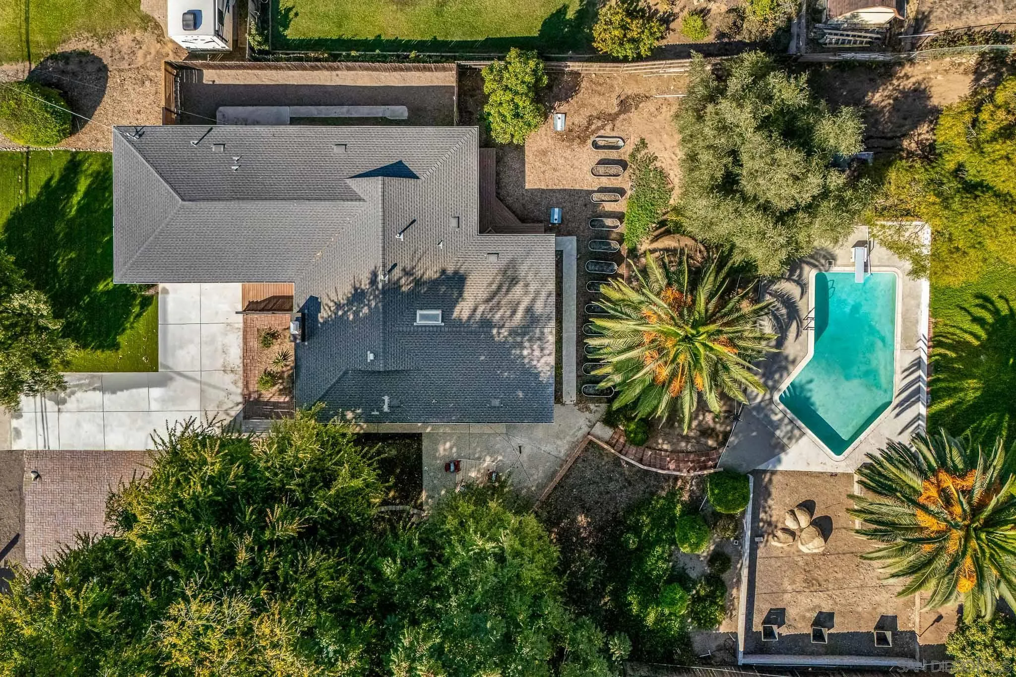 14259 Midland Road Poway, CA 92064 - Photo 57 of 60 an aerial view of residential houses with outdoor space