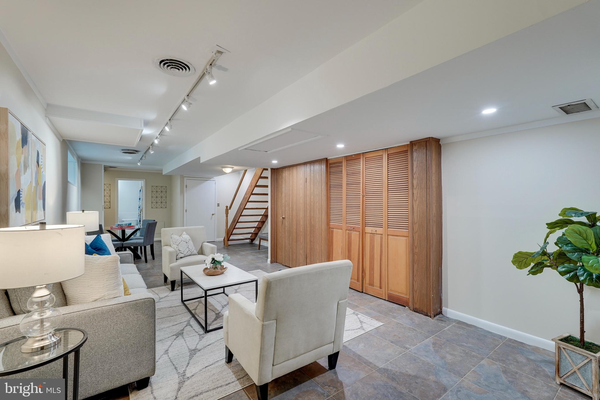 7307 Nevis Road Bethesda, MD 20817 - Photo 26 of 47 Lower Level Rec Room