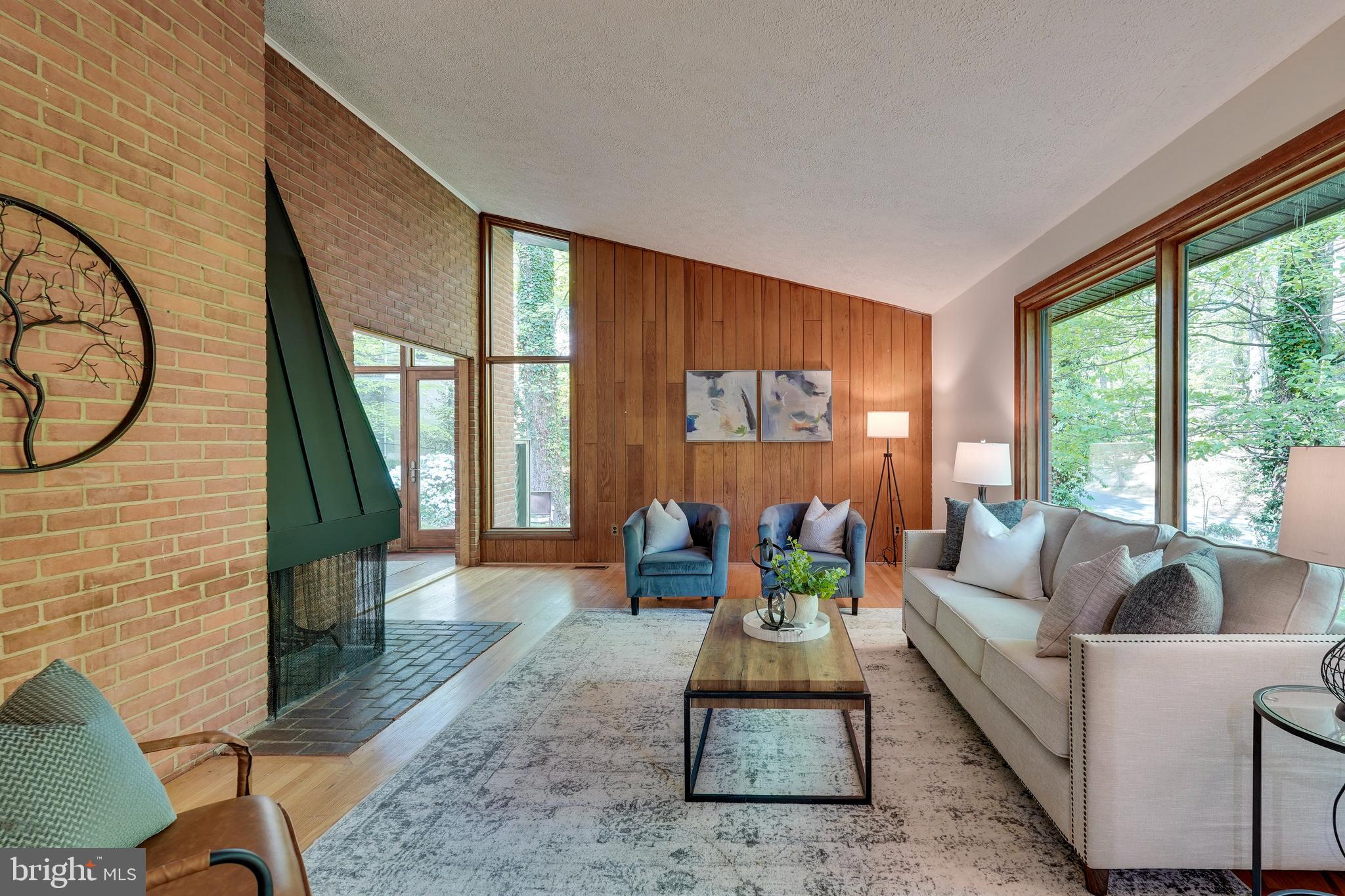 7307 Nevis Road Bethesda, MD 20817 - Photo 7 of 47 Living Room w Fireplace