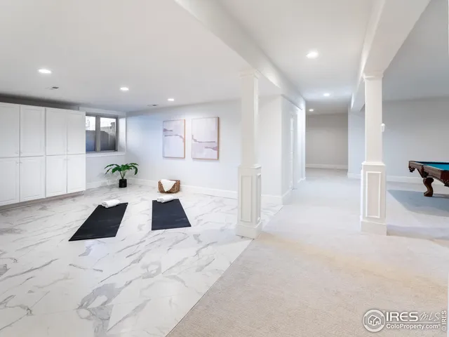 a view of livingroom with furniture and window
