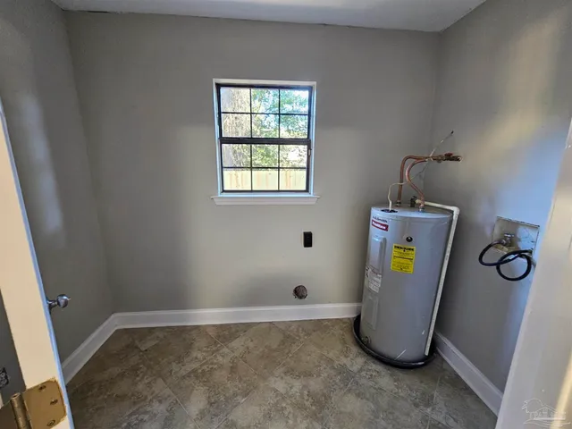 a view of water heater room