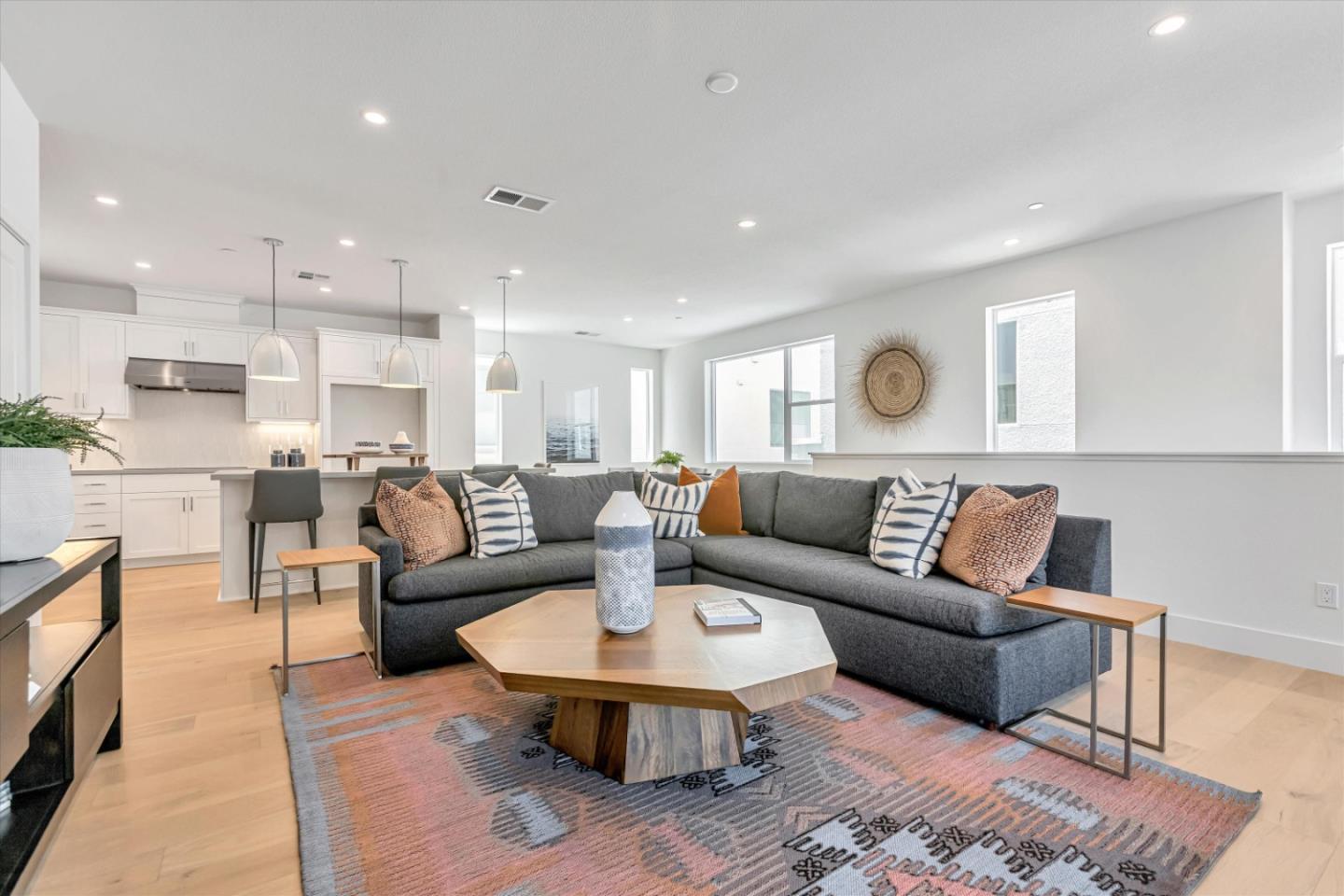 521 Lapis Court San Ramon, CA 94583 - Photo 4 of 20 a living room with furniture and kitchen view