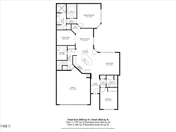 $749,500 | 609 Crooked Pine Drive, Cary, NC 27519