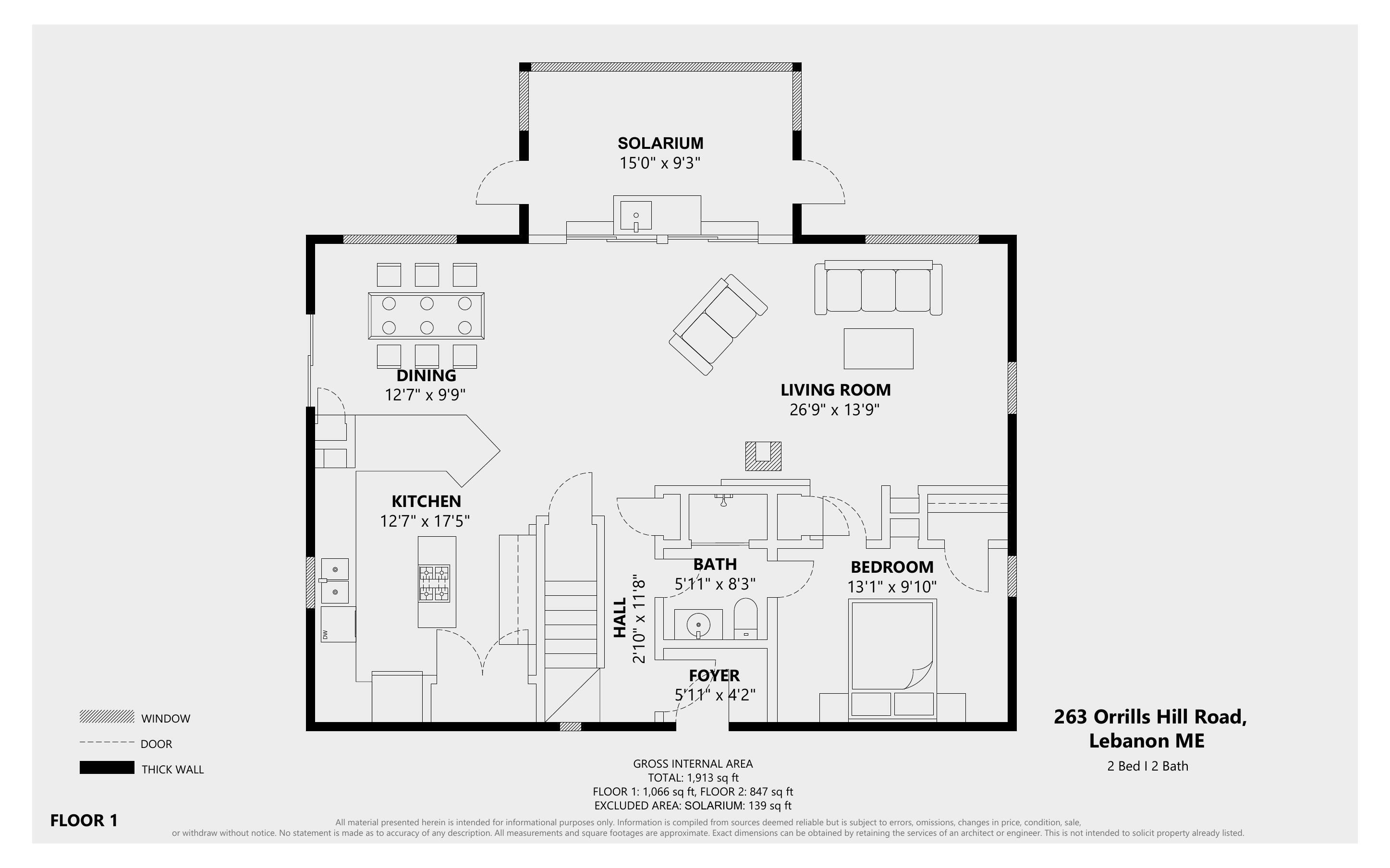 263 Orrills Hill Road Lebanon, ME 04027 - Photo 51 of 52 1st Floor, Floor Plan
