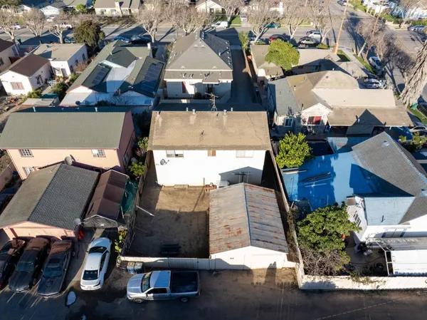 a front view of multiple house