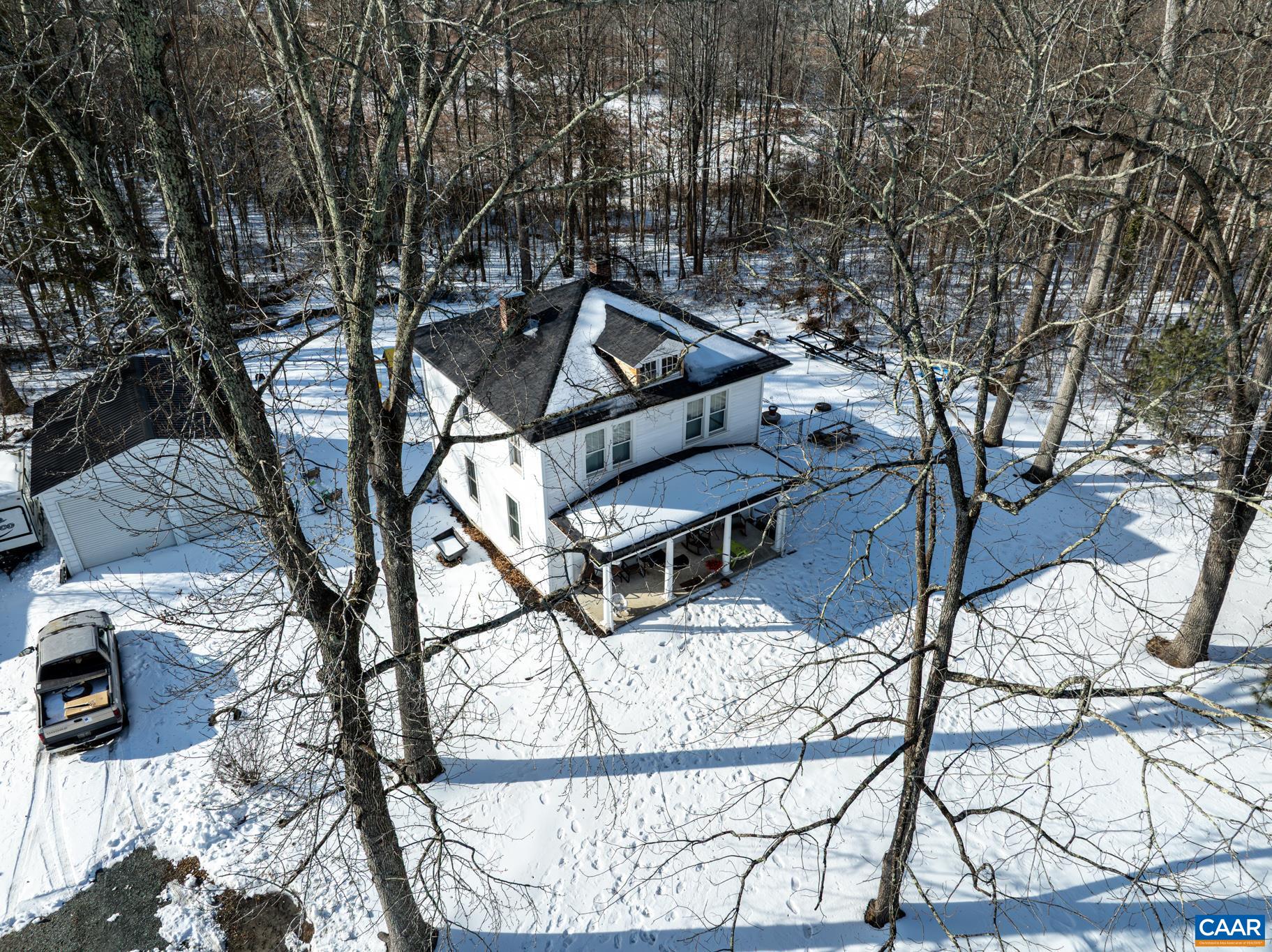4615 Davis Highway Louisa, VA 23093 - Photo 3 of 29 front view of a house with roof deck