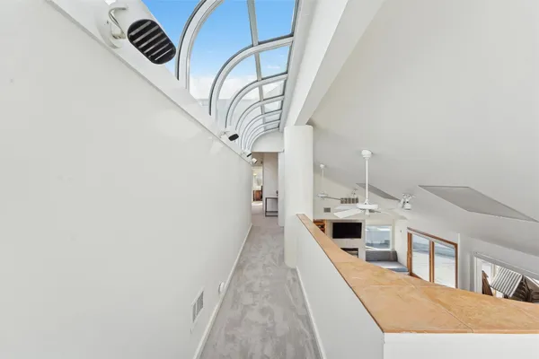 a very nice looking room with a large window