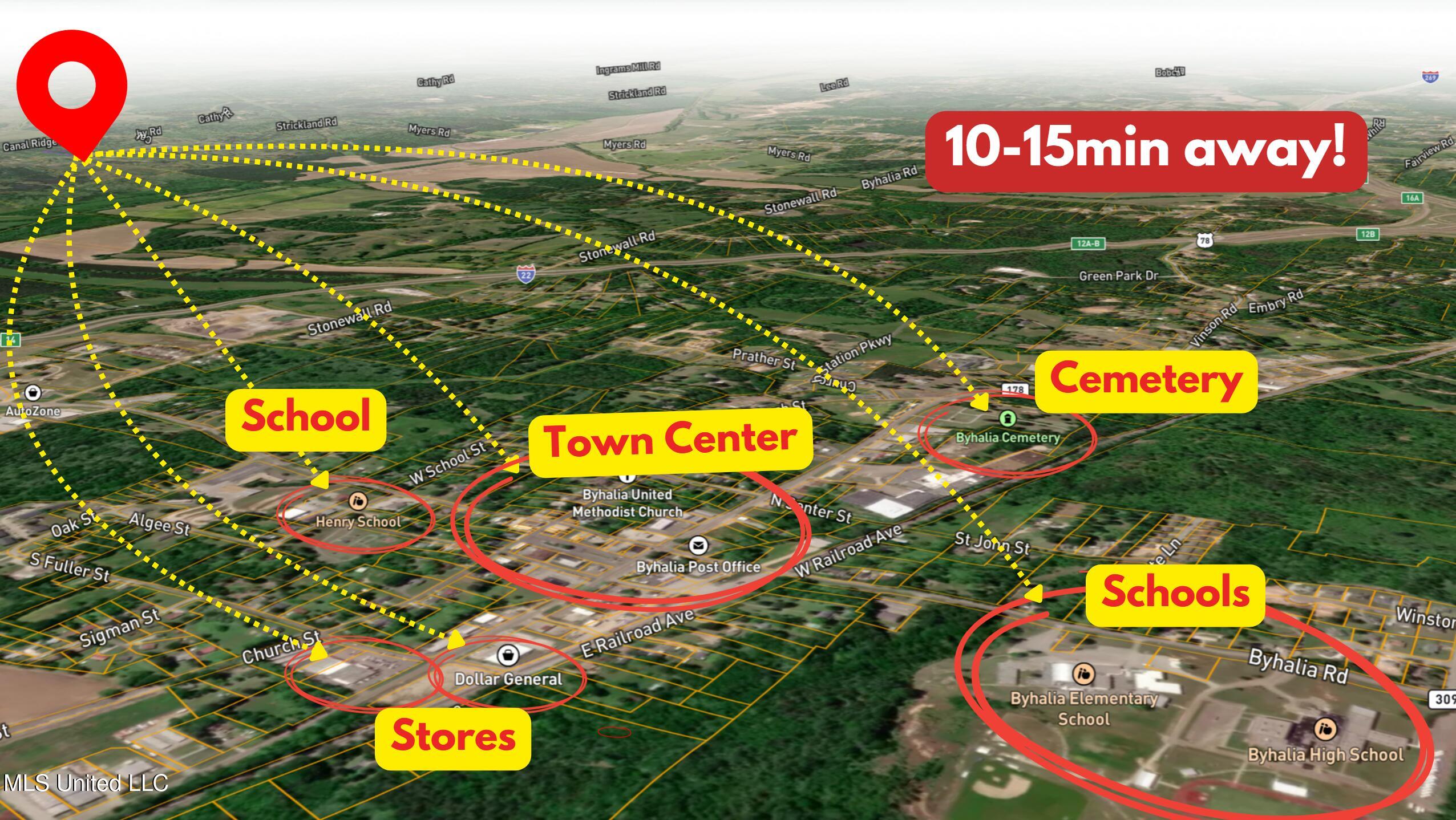 0 Strickland Road Byhalia, MS 38611 - Photo 4 of 5 Location Highlights