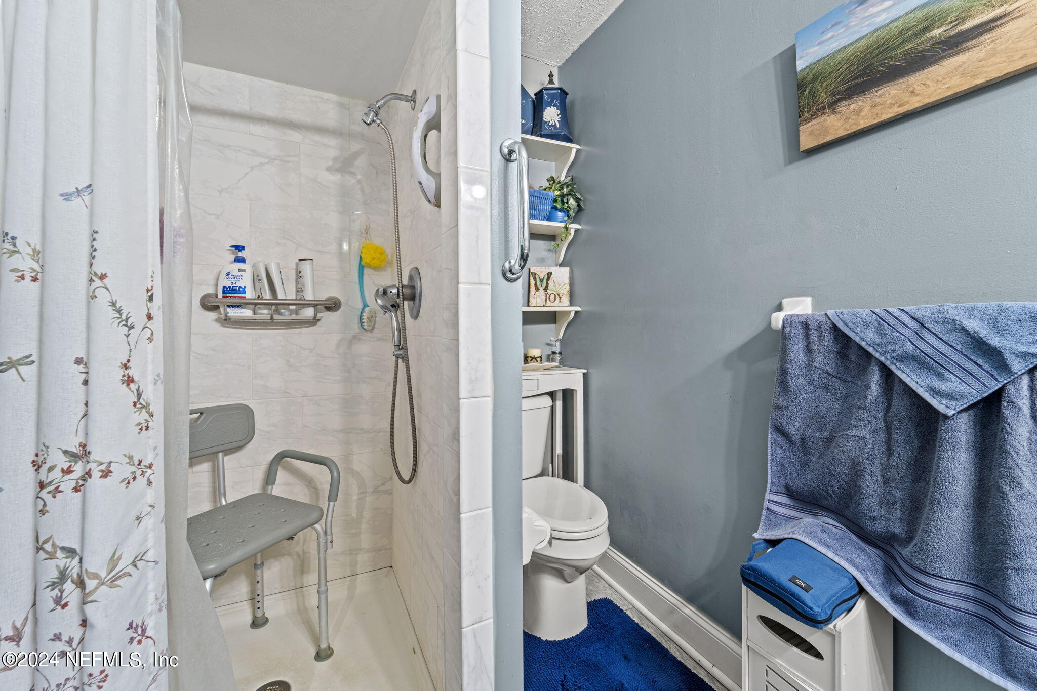 2038 Reed Avenue Jacksonville, FL 32207 - Photo 25 of 43 a bathroom with a toilet and a shower