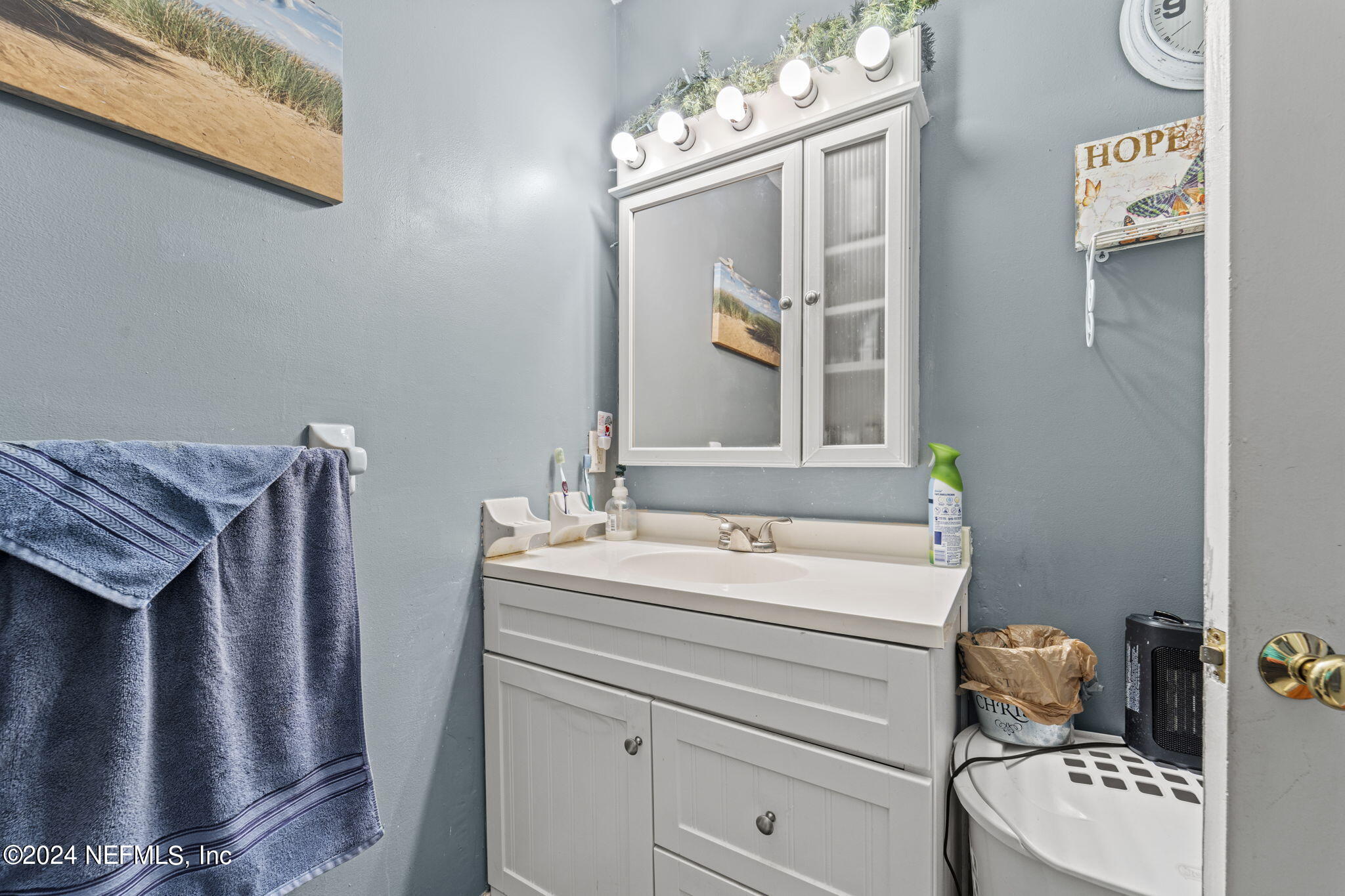 2038 Reed Avenue Jacksonville, FL 32207 - Photo 26 of 43 a bathroom with a sink and a mirror