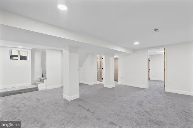 a view of an empty room