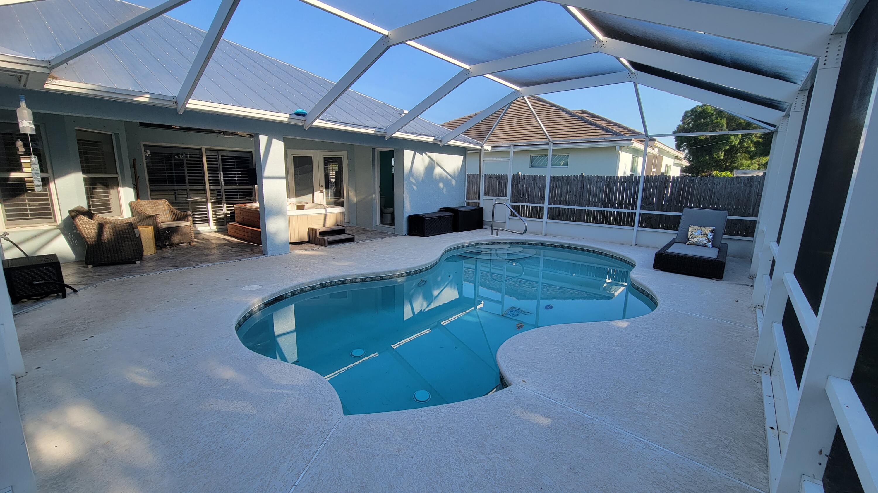 886 Southwest Curtis Street Port St. Lucie, FL 34983 - Photo 47 of 69 Free Forming Pool