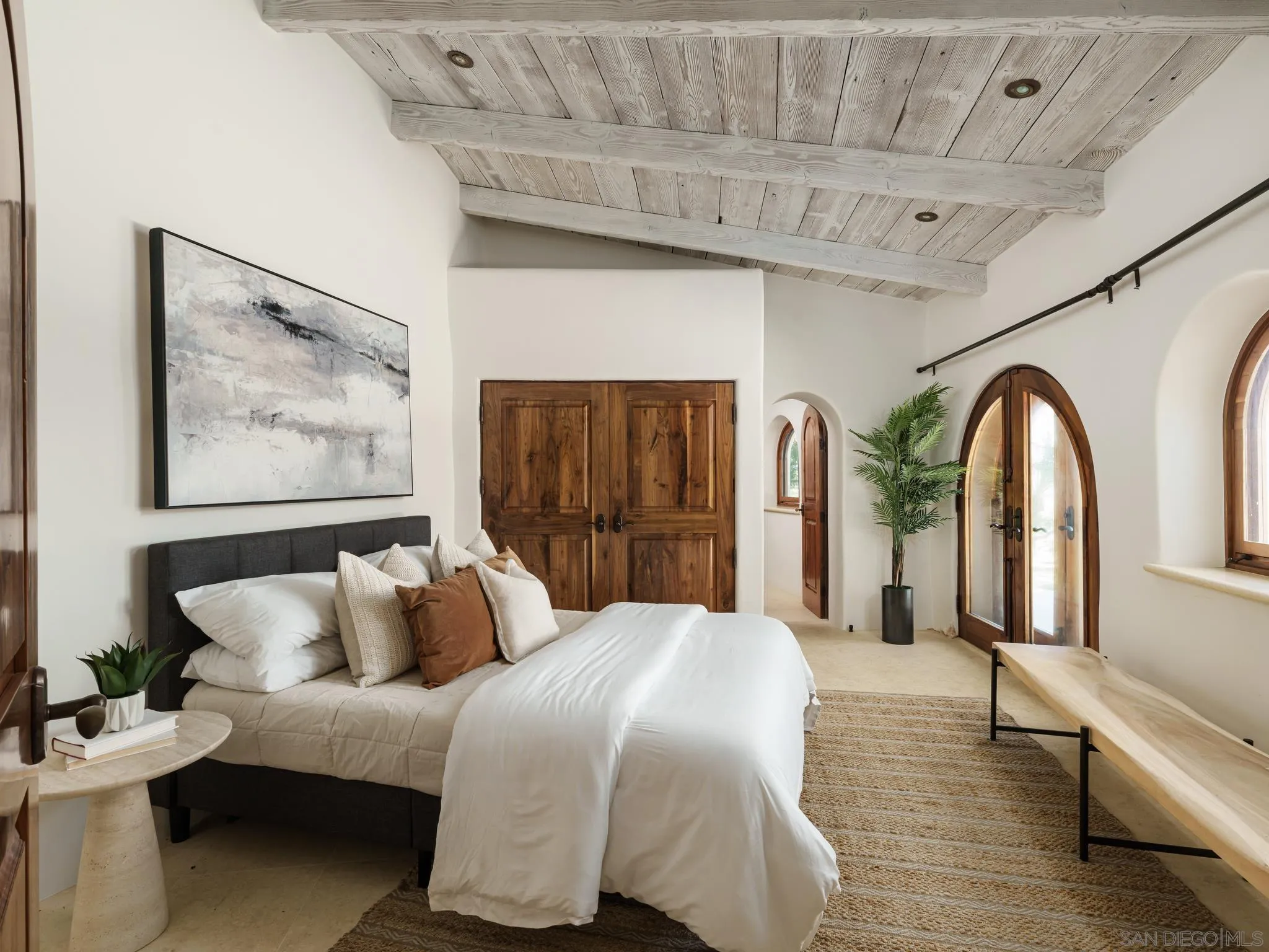 4560 Via Gaviota Rancho Santa Fe, CA 92067 - Photo 13 of 28 a bedroom with furniture and wooden floor