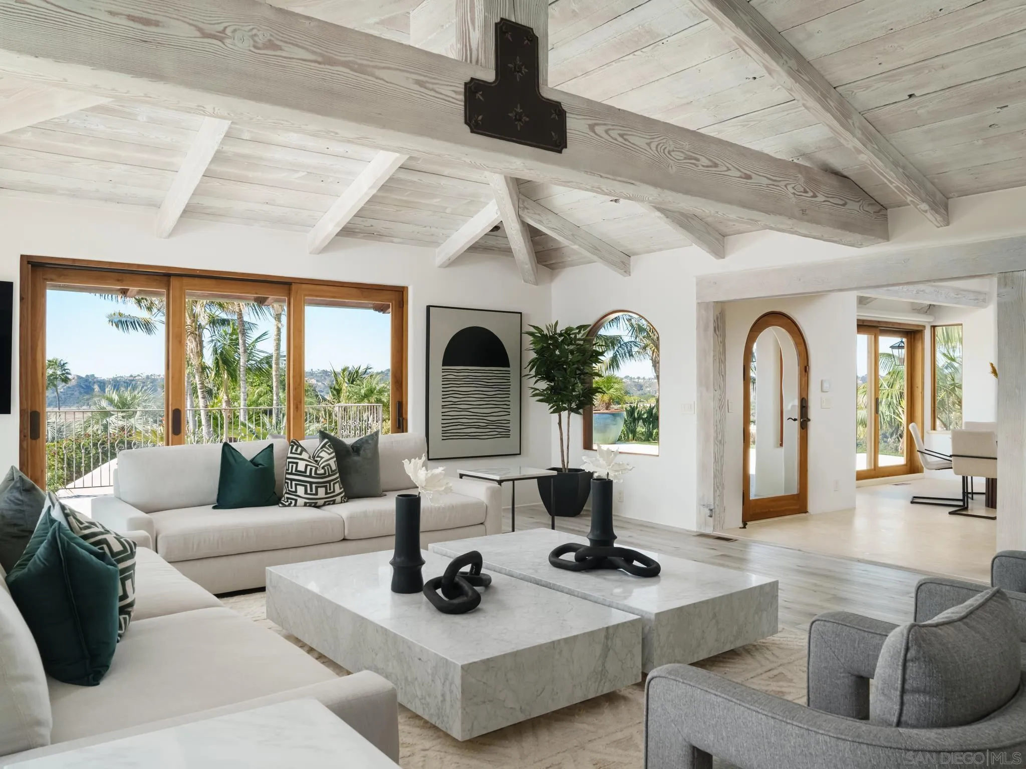 4560 Via Gaviota Rancho Santa Fe, CA 92067 - Photo 5 of 28 a living room with furniture and a large window