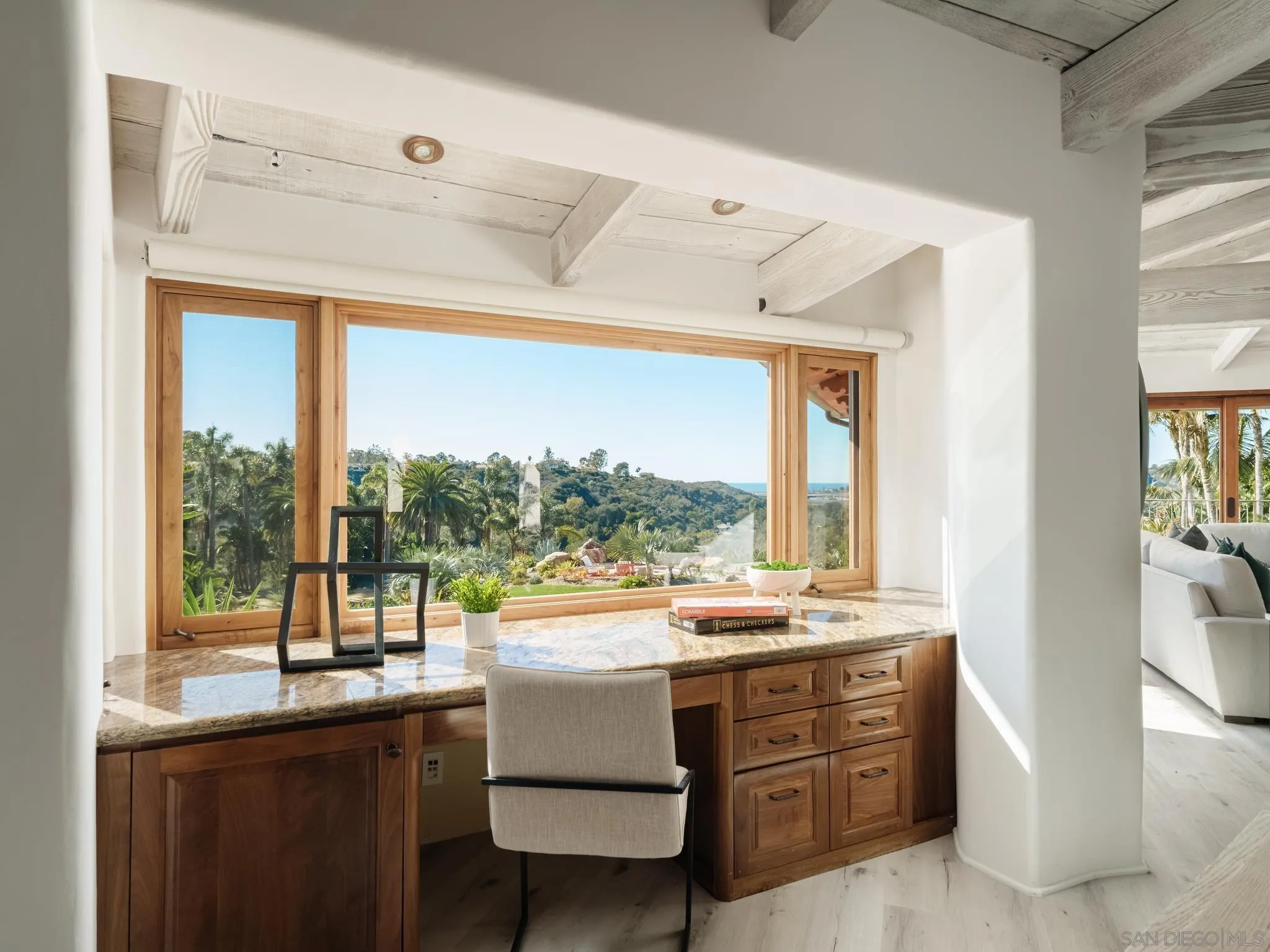 4560 Via Gaviota Rancho Santa Fe, CA 92067 - Photo 9 of 28 a room with a bed and a large window