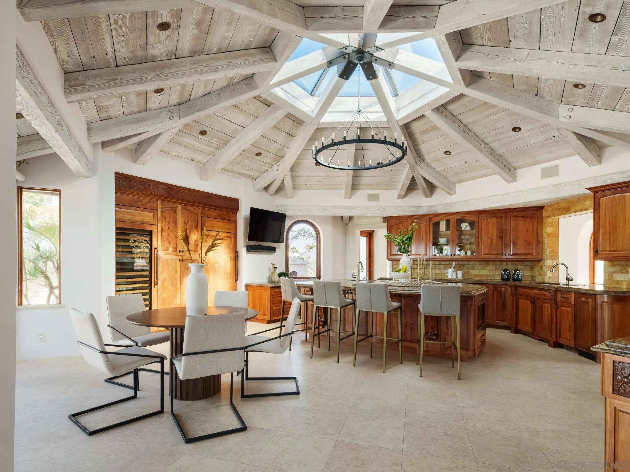 4560 Via Gaviota Rancho Santa Fe, CA 92067 - Photo 10 of 28 a view of a dining room with furniture window and outside view