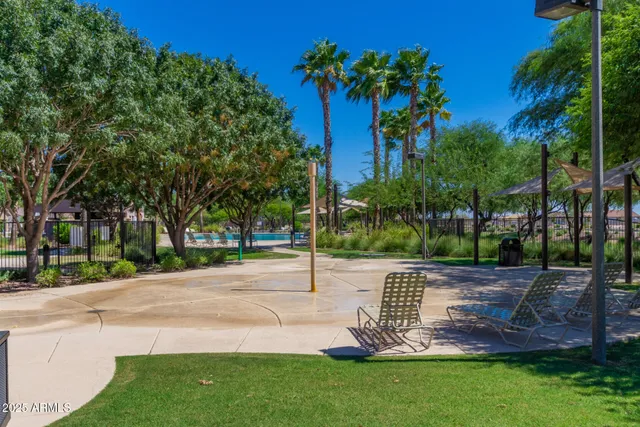 a view of a lake with a big yard