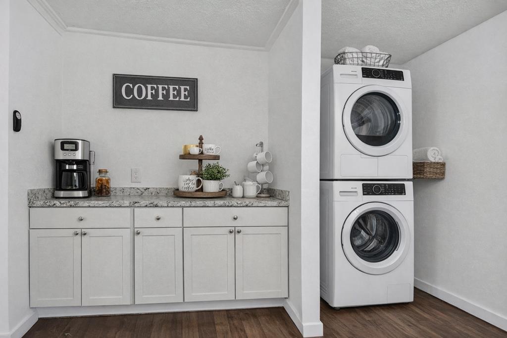 764 Hood Road Talking Rock, GA 30175 - Photo 18 of 58 Duplex 1 Coffee bar/laundry area virtually staged