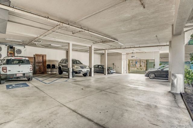 a view of parking area