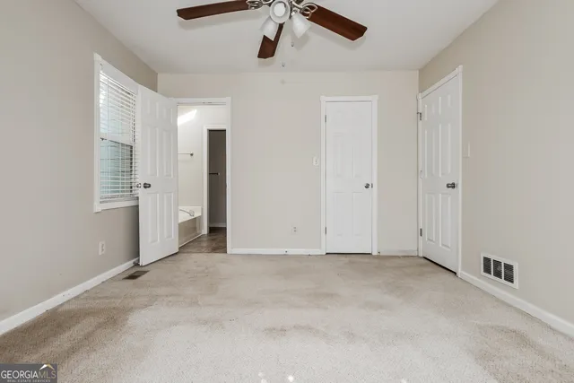 a view of an empty room