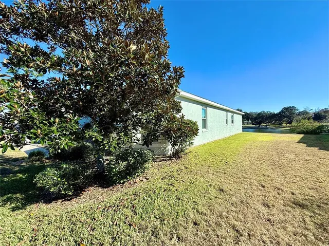 a view of an outdoor space and a yard