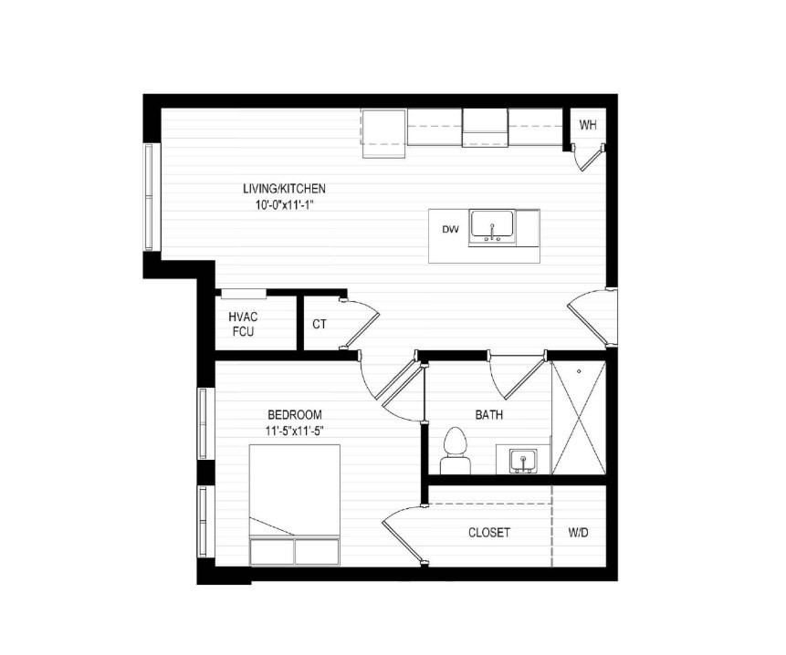 600 Broadway, Unit 405 Chelsea, MA 02150 - Photo 11 of 28 a picture of a bench in front of a wall