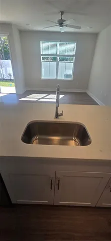 a close view of sink and tap