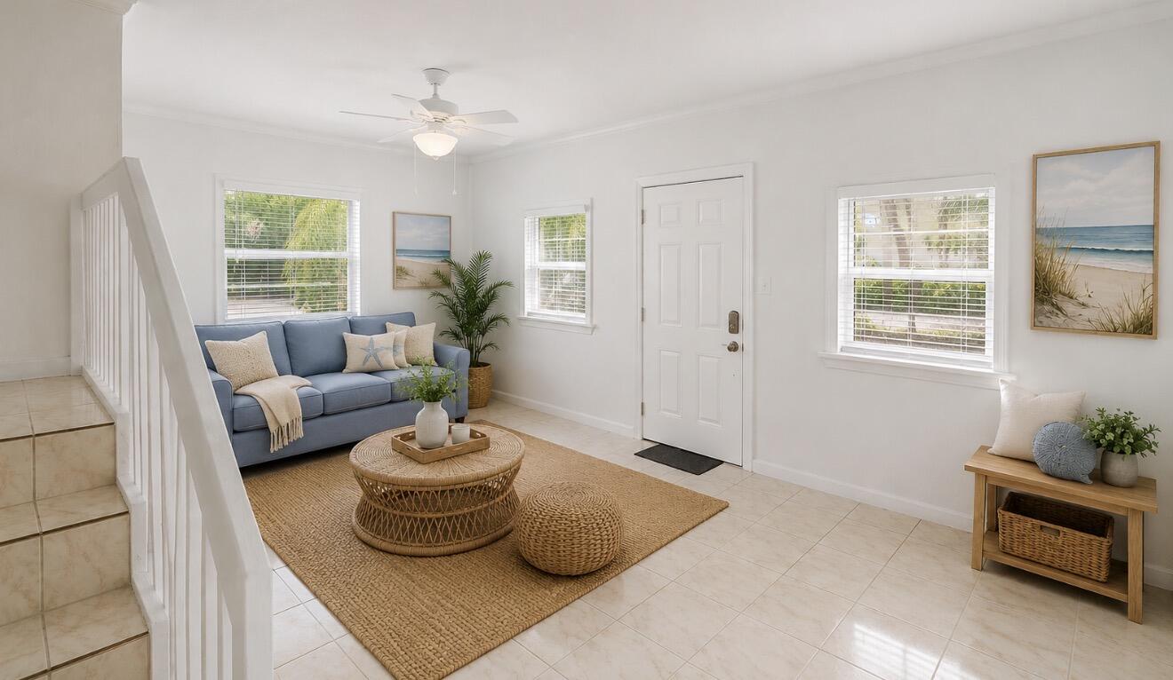 271 Ryan Avenue Key Largo, FL 33037 - Photo 15 of 58 a living room with furniture and a potted plant