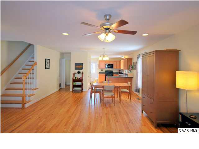 112 Roy's Place Charlottesville, VA 22902 - Photo 3 of 14 a view of a dining room with furniture and wooden floor