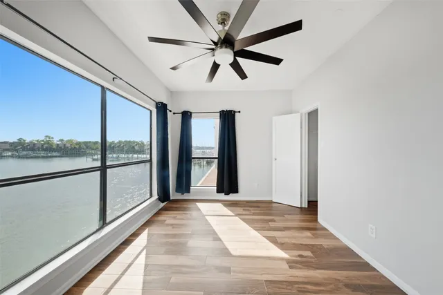 a view of an empty room