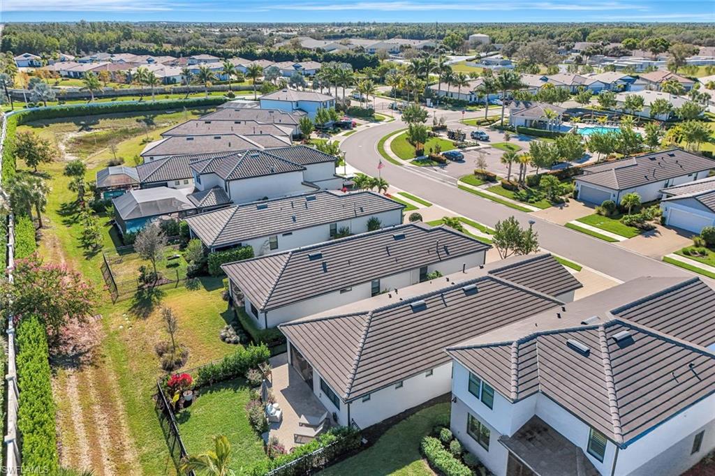 2240 Yellowfin Circle Naples, FL 34114 - Photo 21 of 38 Aerial view of backyard