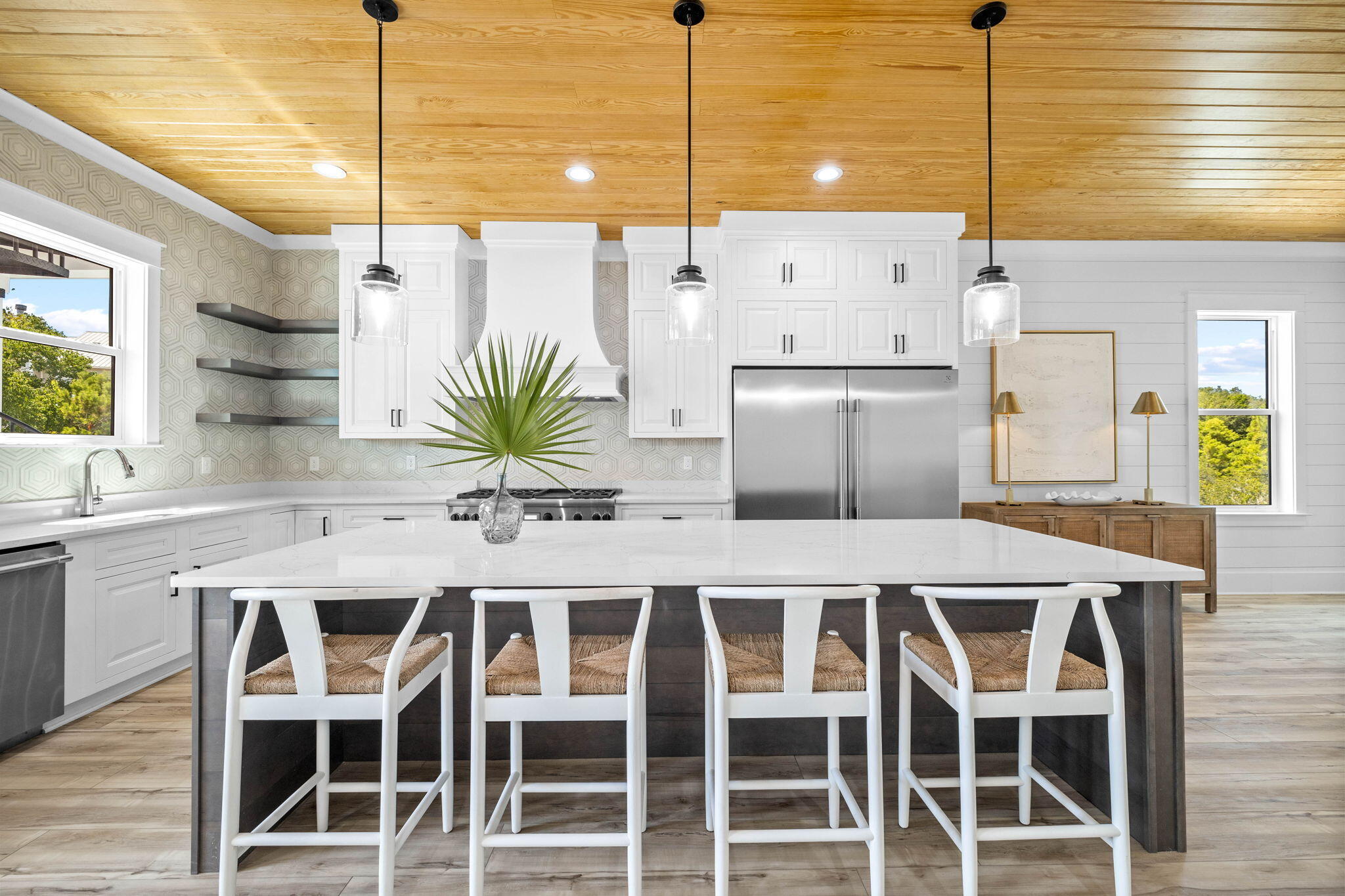 169 Baird Road Santa Rosa Beach, FL 32459 - Photo 15 of 93 a kitchen with a sink cabinets and window