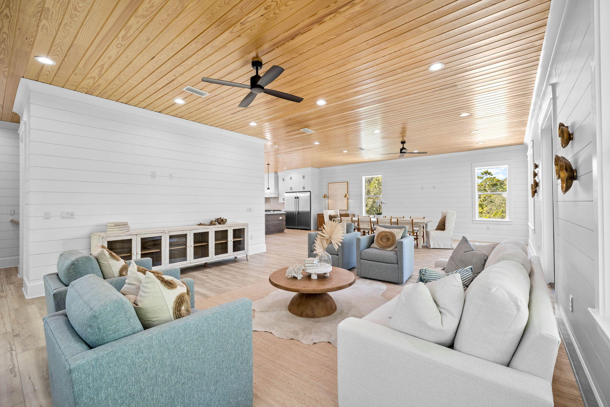 169 Baird Road Santa Rosa Beach, FL 32459 - Photo 22 of 93 a living room with furniture and a large window