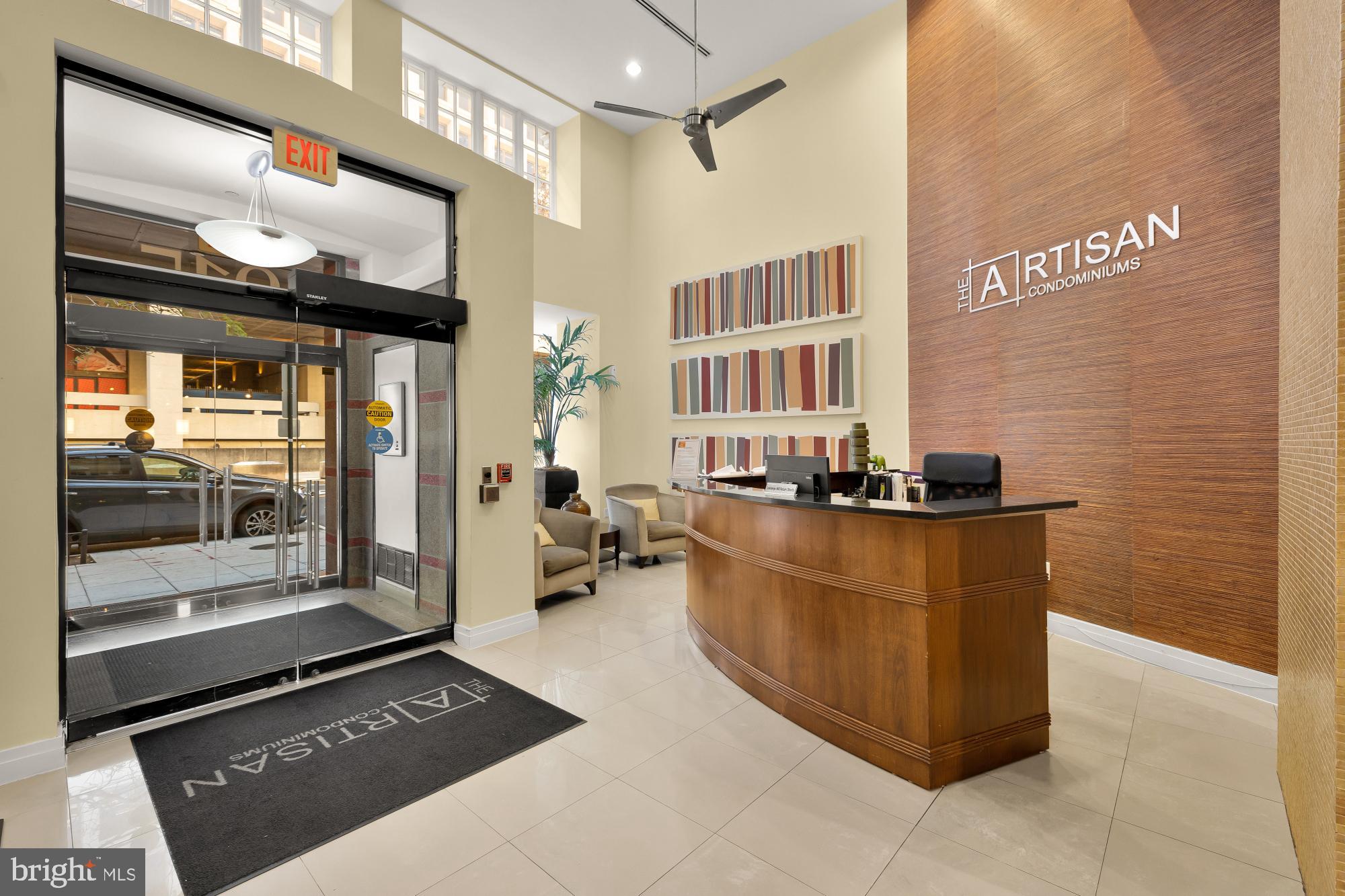915 E Street Northwest, Unit 815 Washington, DC 20004 - Photo 26 of 26 Welcoming lobby with modern elegance.