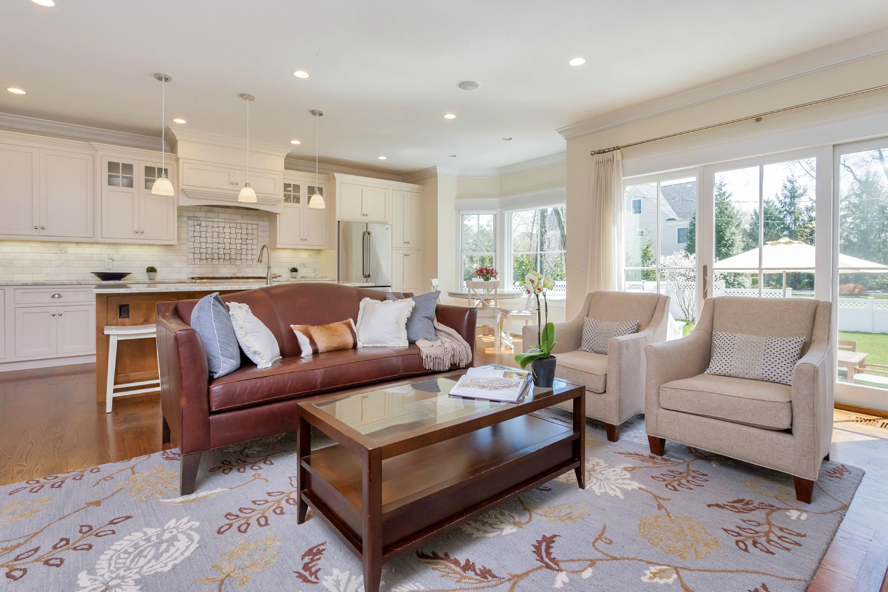 31 Edgewood Road Darien, CT 06820 - Photo 8 of 25 a living room with furniture and a large window