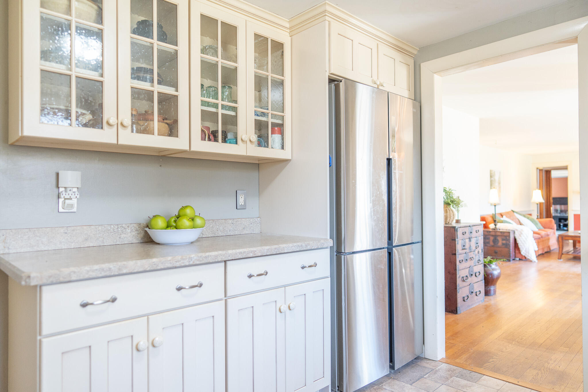 49 Monument View Road East Dennis, MA 02660 - Photo 25 of 52 a kitchen with stainless steel appliances a refrigerator and a sink