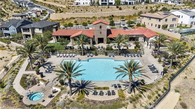 a view of a terrace with furniture