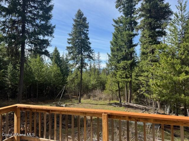 833 Willow Loop Road Fernwood, ID 83830 - Photo 3 of 10 Deck View