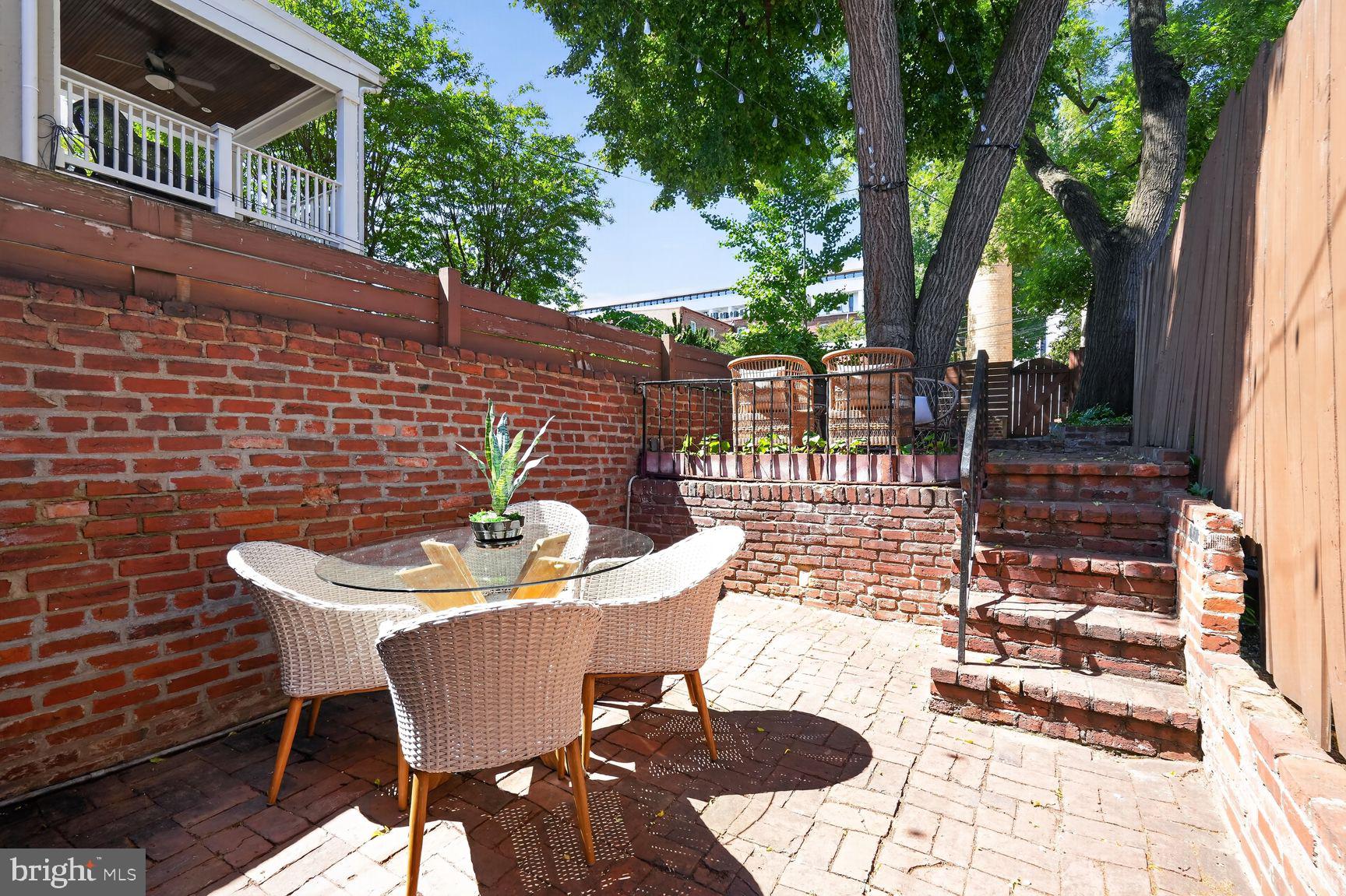142 D Street Southeast Washington, DC 20003 - Photo 20 of 29 Patio off kitchen