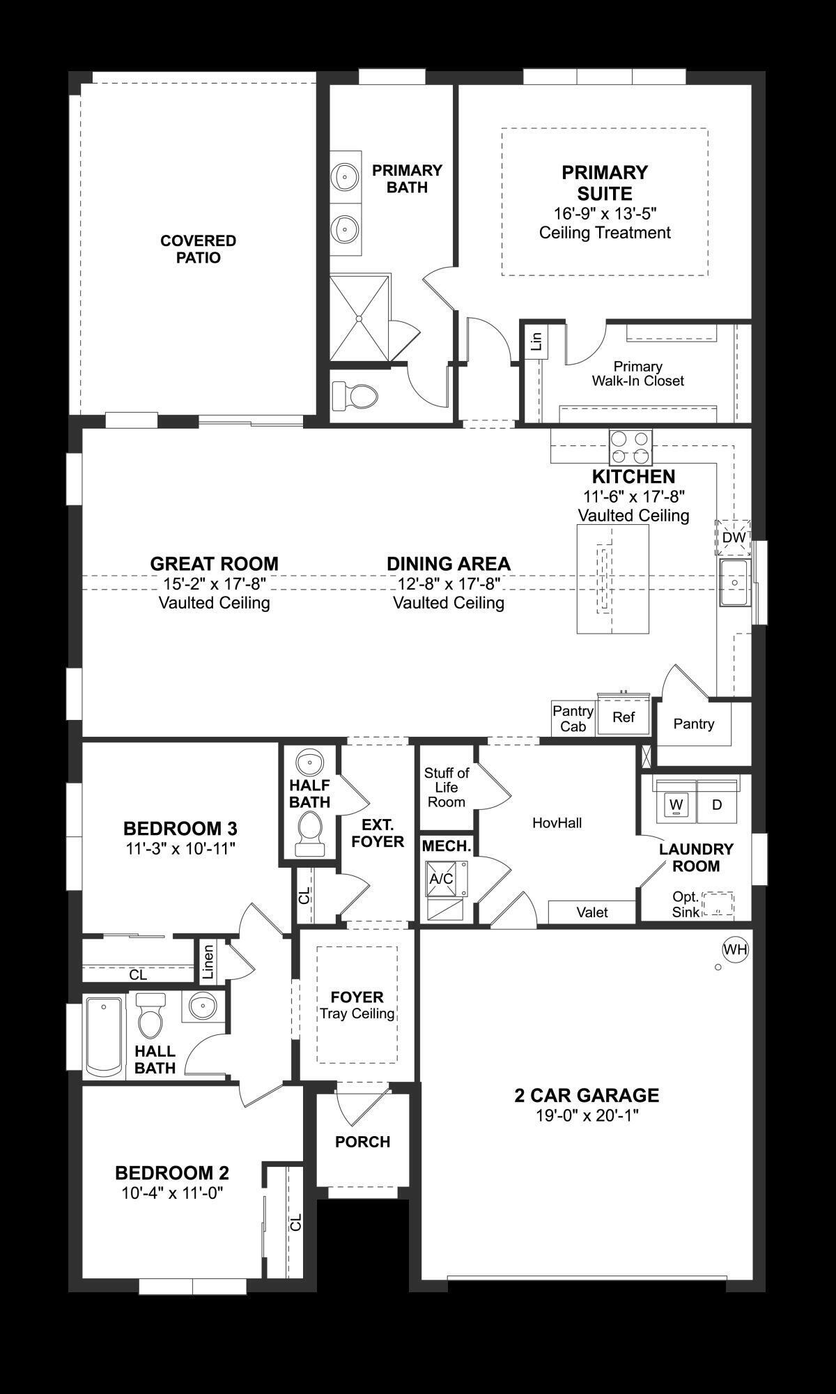 6783 Southeast Pine Drive Stuart, FL 34997 - Photo 24 of 24 Tucson Floorplan