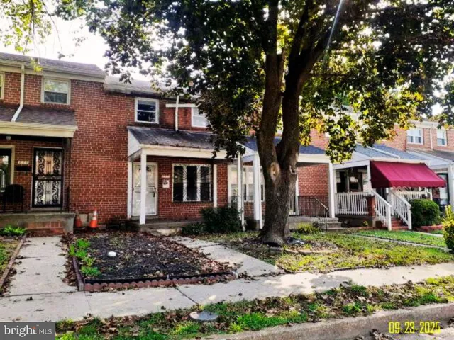 a car parked on the side of a street