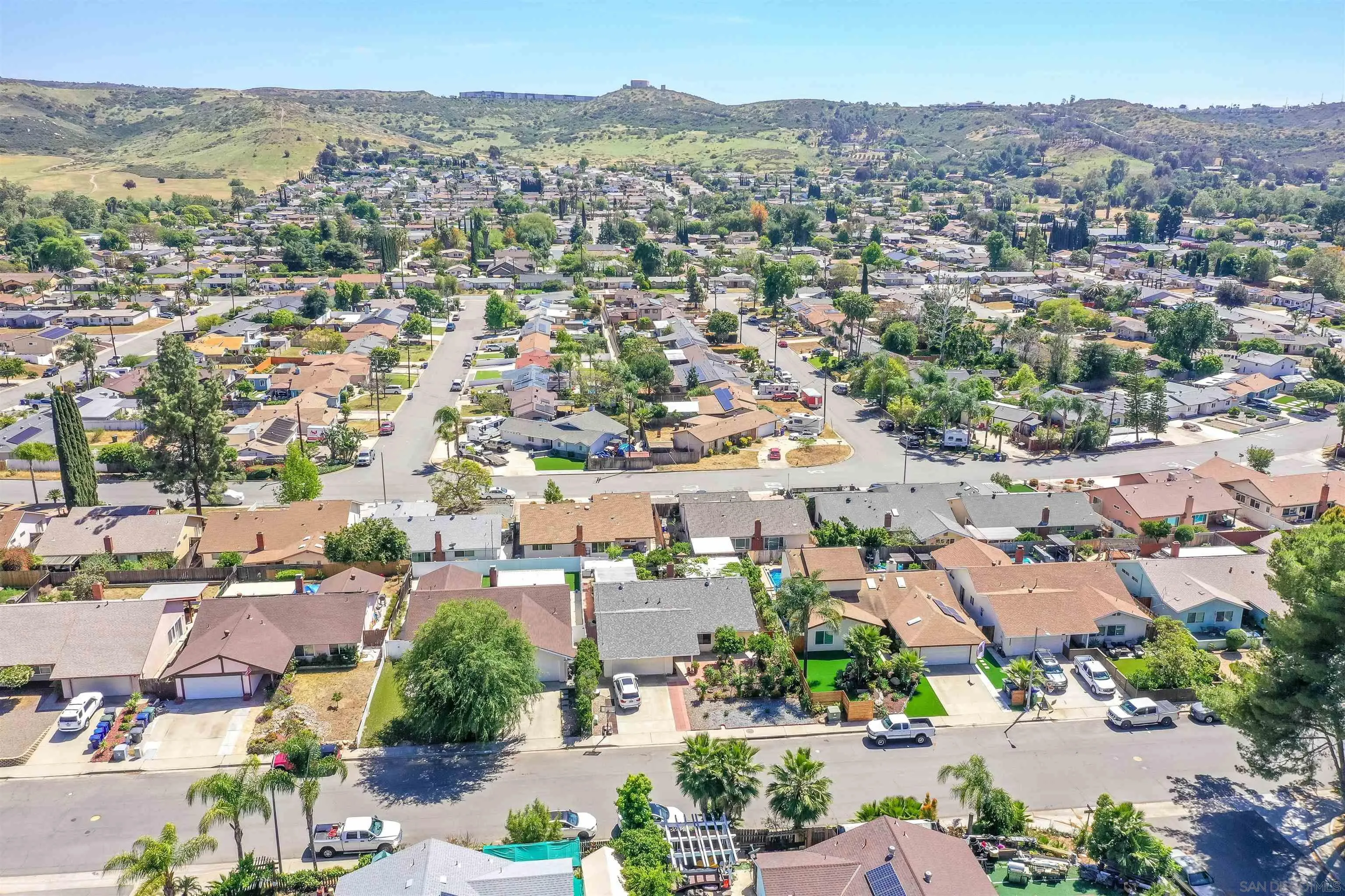 14513 Mirando Street Poway, CA 92064 - Photo 25 of 25 an aerial view of residential houses with green space