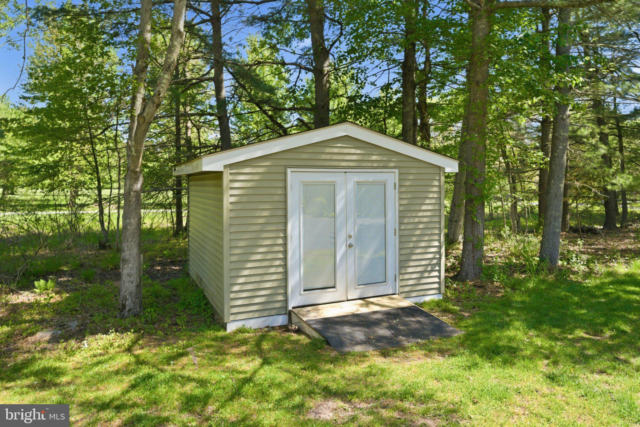 97 Union Road Frenchtown, NJ 08825 - Photo 109 of 112 Charming shed nestled in serene woods.