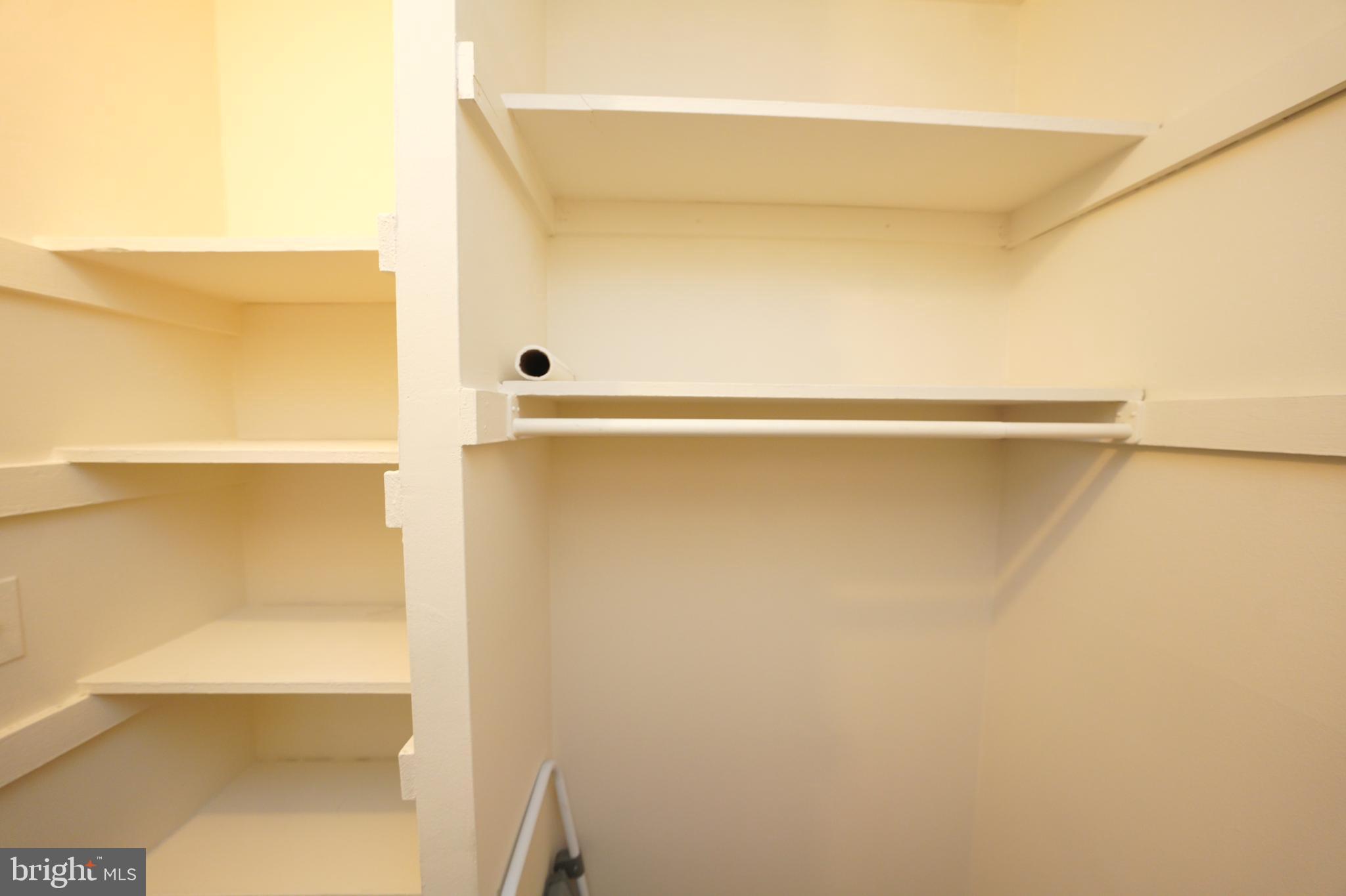 1111 University Boulevard West, Unit 1001A Silver Spring, MD 20902 - Photo 23 of 27 a view of walk in closet with empty racks