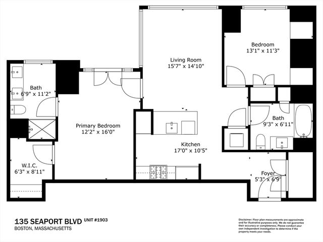 $1,600,000 | 135 Seaport Boulevard, Unit 1903, Boston, MA 02210