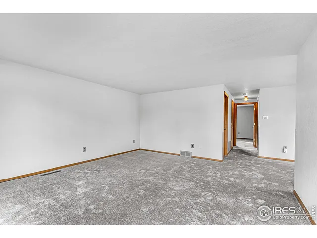 a view of an empty room