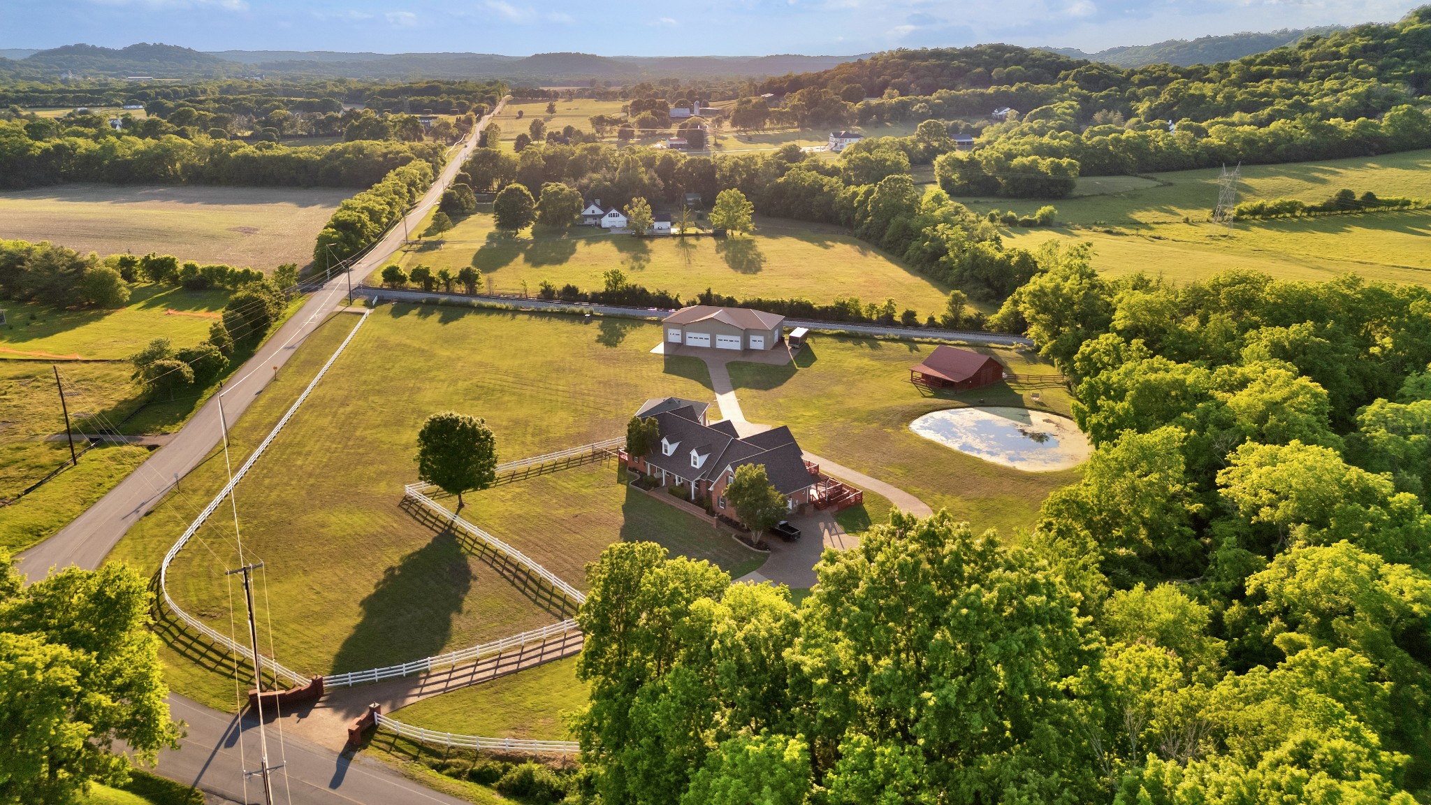 1446 Kittrell Road Franklin, TN 37064 - Photo 68 of 71 an aerial view of residential houses with outdoor space