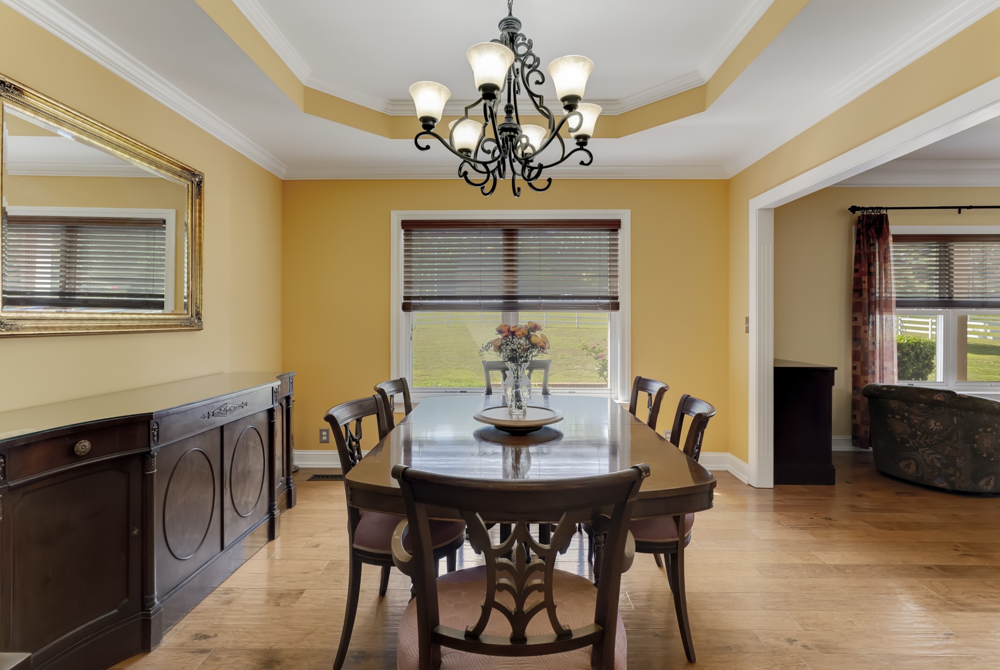 1446 Kittrell Road Franklin, TN 37064 - Photo 10 of 71 a view of a dining room with furniture and chandelier