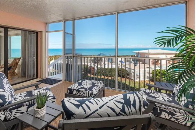 a outdoor living room with furniture